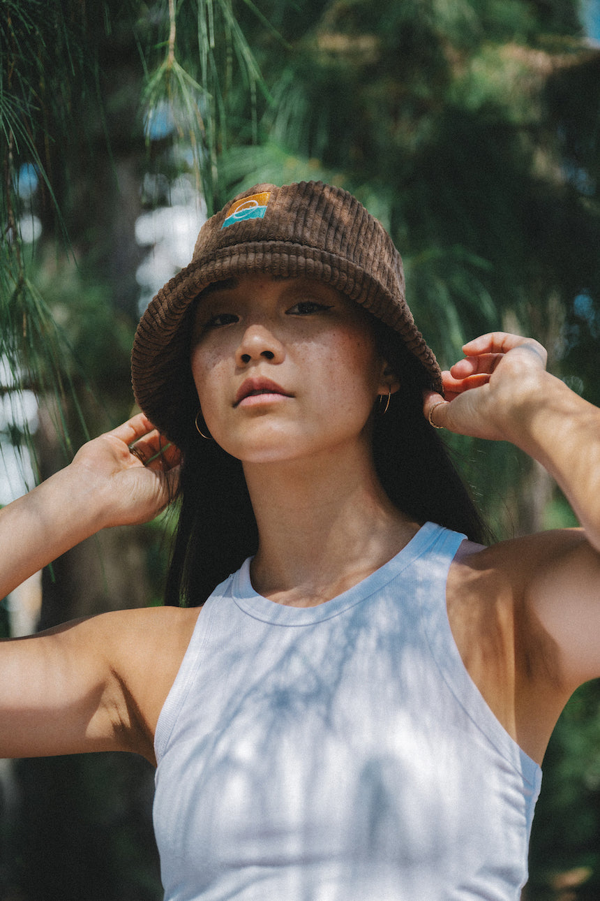 Corduroy Bucket Hat - KE'ALA BIKINIS ACTIVEWEAR