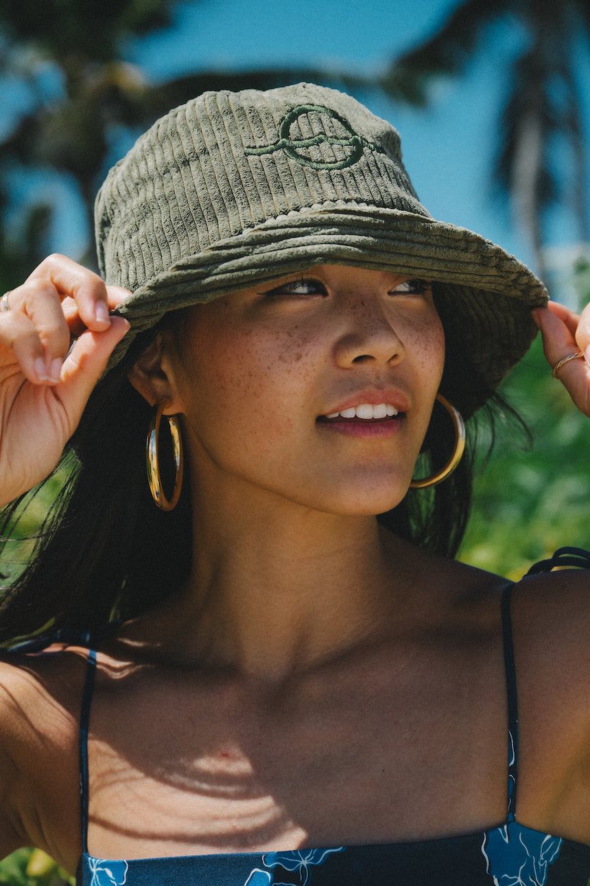Corduroy Bucket Hat - KE'ALA BIKINIS ACTIVEWEAR