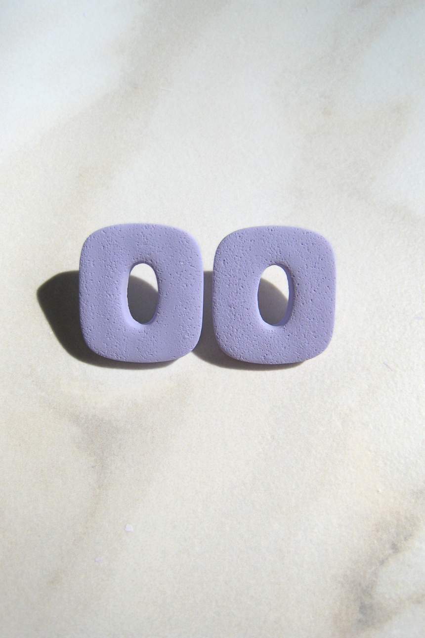 Shortbread – Chunky Squared Earrings - KEALA BIKINIS