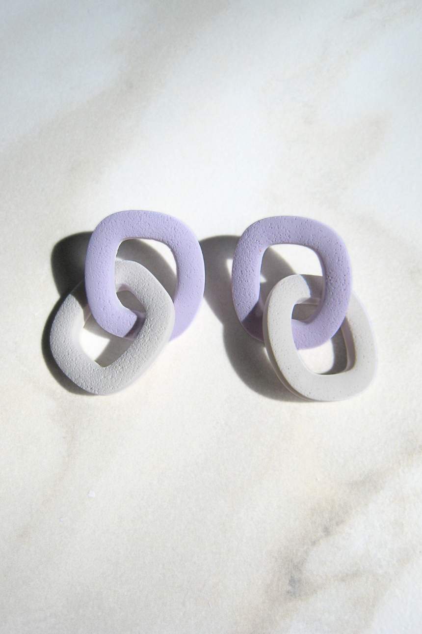 Square Life Saver – Abstract Square Earrings - KEALA BIKINIS