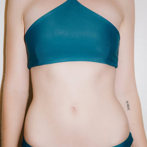 Leila Bikini Top – Like Aubrey Plaza Bikini, High-Neck Lace-Up - KEALA BIKINIS